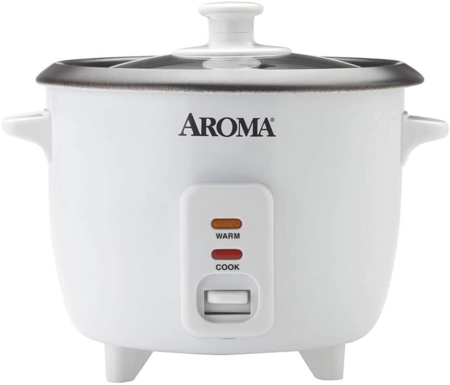 Aroma Housewares Select Stainless Rice Cooker & Warmer with Uncoated Inner Pot, 14-Cup(cooked) / 3Qt, ARC-757SG