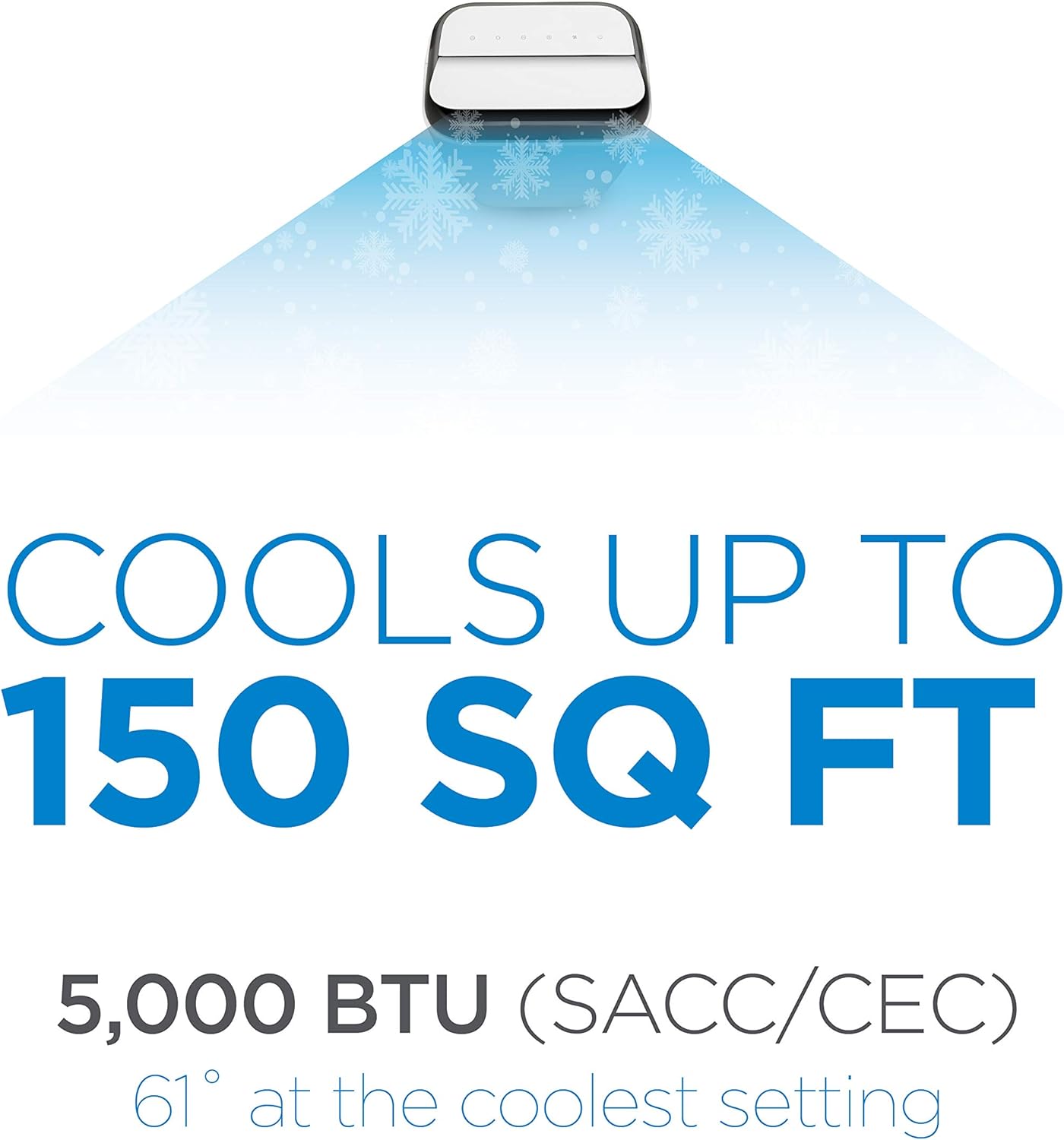 BLACK+DECKER 10,000 BTU Portable Air Conditioner with Remote Control, White