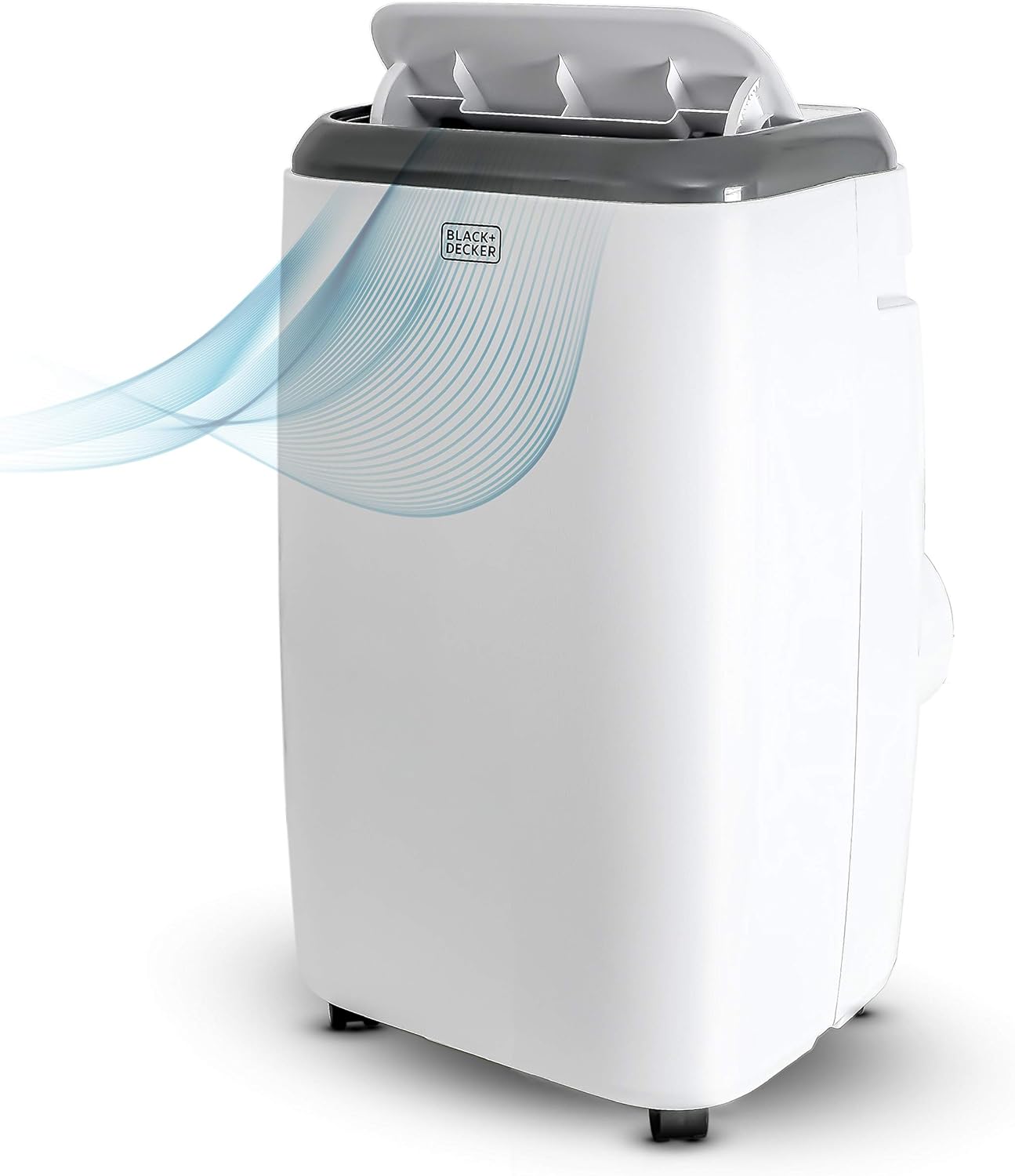 BLACK+DECKER 10,000 BTU Portable Air Conditioner with Remote Control, White