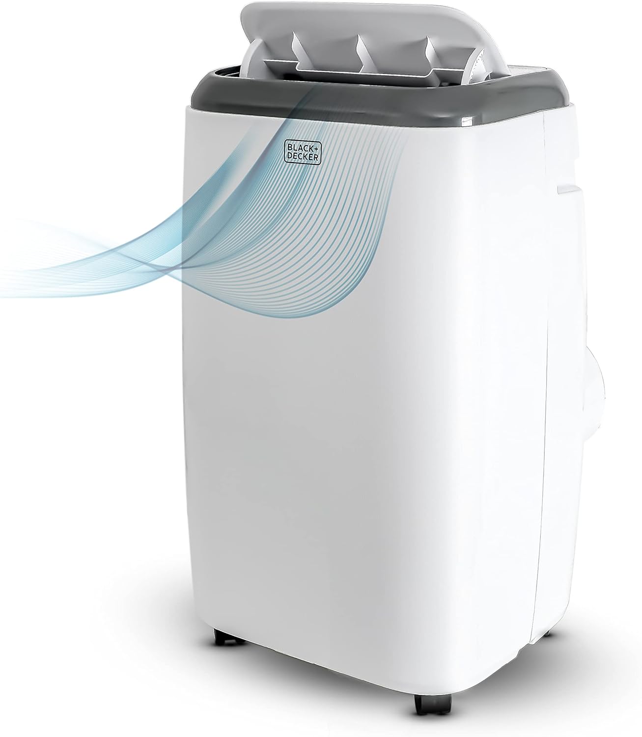 BLACK+DECKER 10,000 BTU Portable Air Conditioner with Remote Control, White