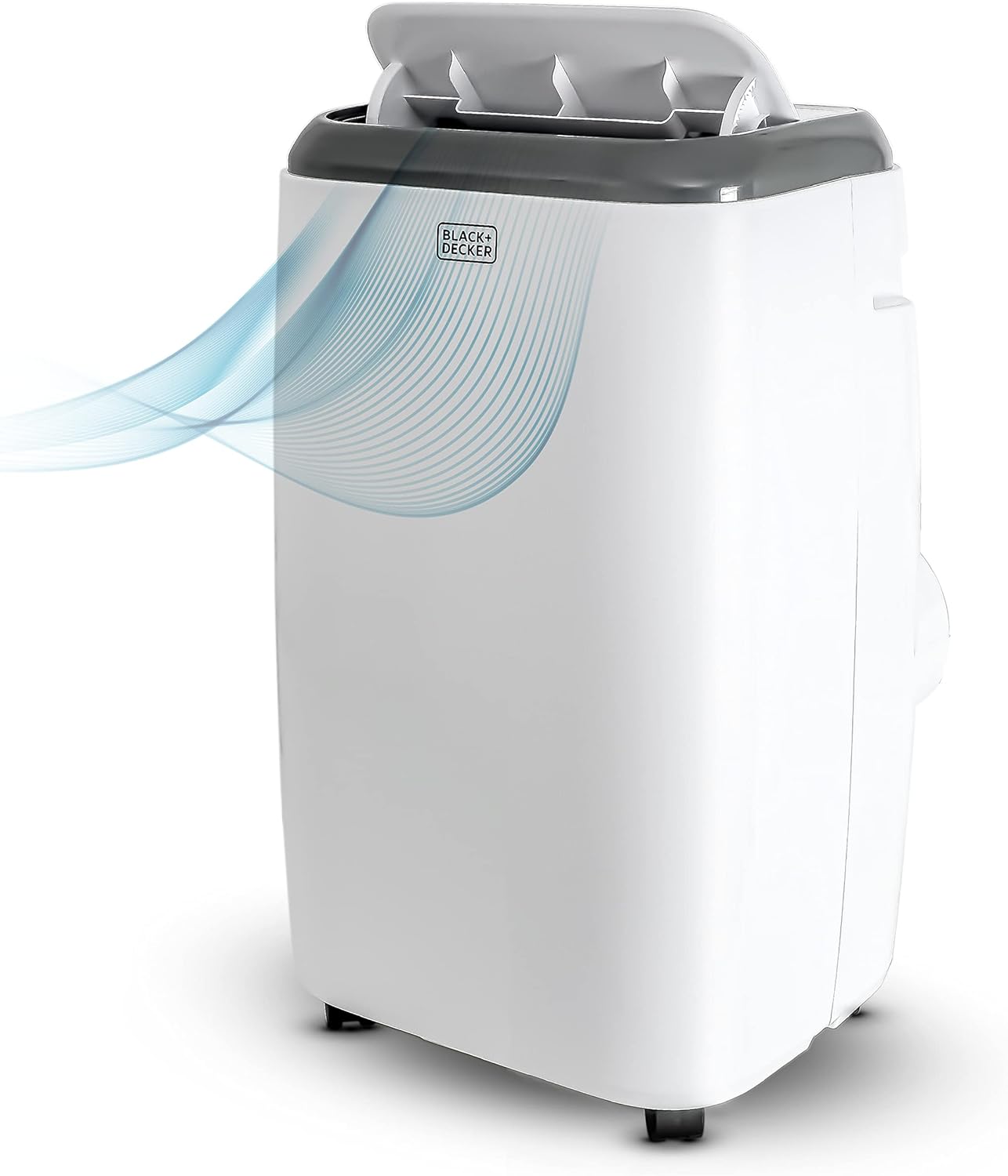 BLACK+DECKER 10,000 BTU Portable Air Conditioner with Remote Control, White