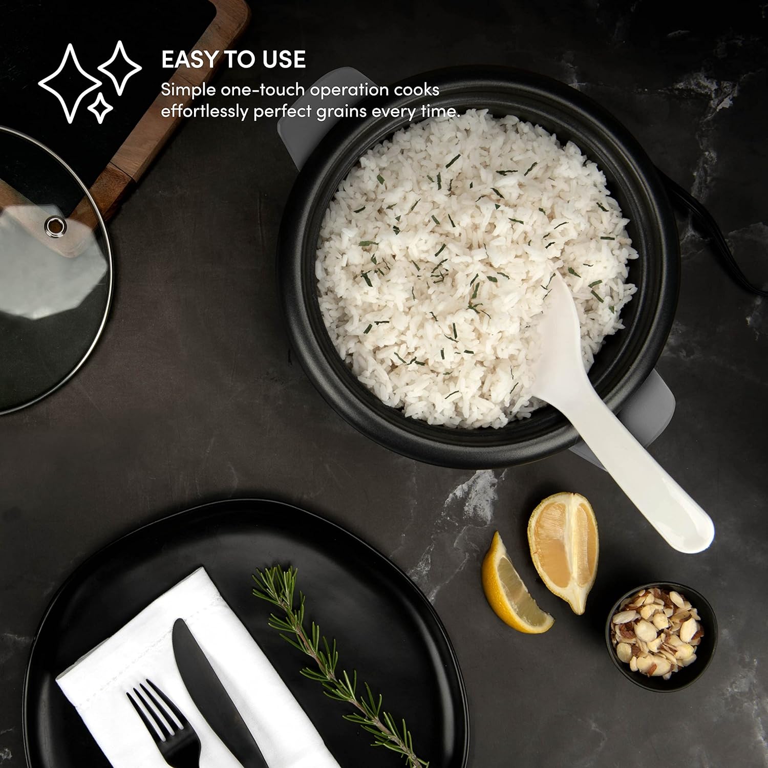 Aroma Housewares Select Stainless Rice Cooker & Warmer with Uncoated Inner Pot, 14-Cup(cooked) / 3Qt, ARC-757SG